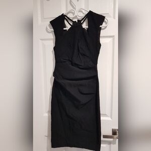 Le Chateau Black Sleeveless Mini Dress